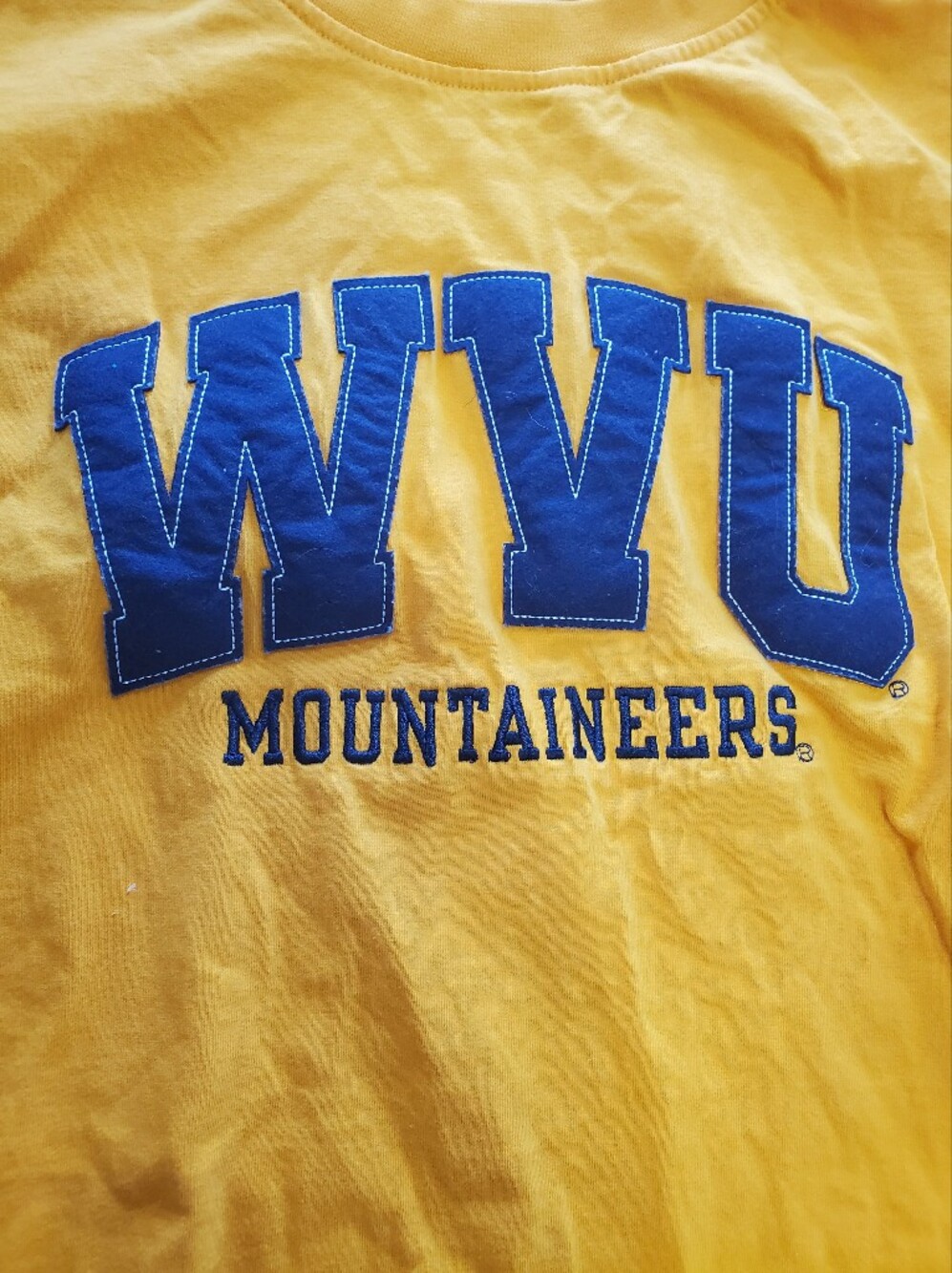 Gold Wvu Mountaineers Shirt - Picture 2 of 4